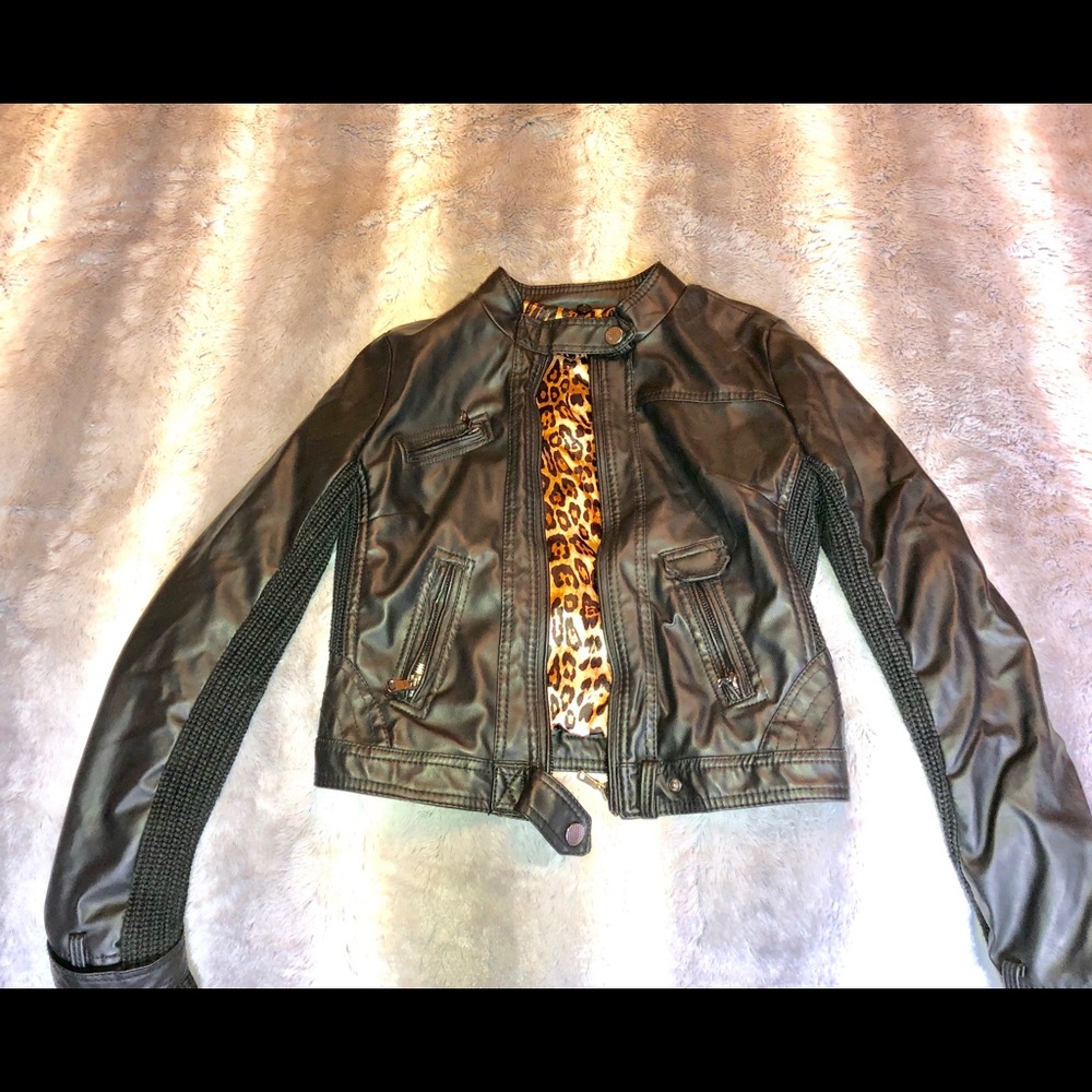 Bonded Leather Jacket